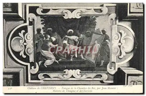 Cartes postales Cheverny Fresque De La Chambre Du Roi Jean Mosnier Histoire de Theagene et de Chariclee