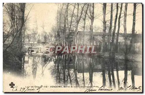 Cartes postales Vendome Bords Du Loir Les Grands Pres