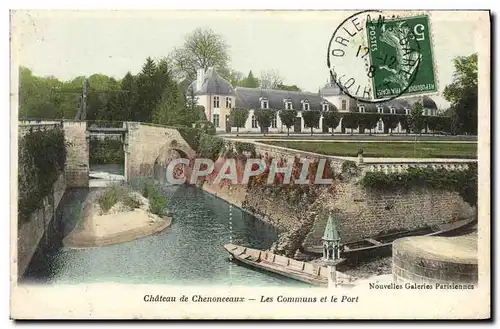 Cartes postales Chateau De Chenonceaux Les Communs Et Le Port