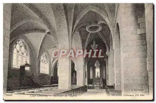 Cartes postales Cour Cheverny Interieur De I&#39Eglise