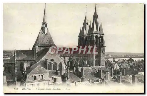 Cartes postales Blois L&#39Eglise Saint Nicolas