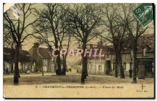 Ansichtskarte AK Chaumont sur Tharonne Place Du Midi