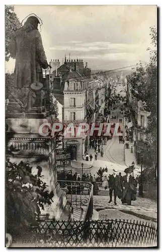 Cartes postales Blois Rue Denis Papin Escalier monumental