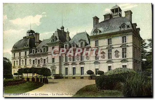 Ansichtskarte AK Cheverny Le Chateau La Facade Sud Est