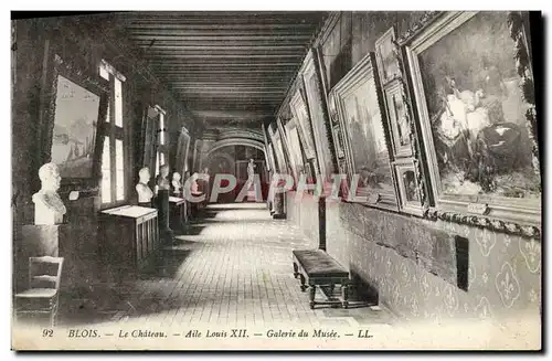 Cartes postales Blois Le Chateau Aile Louis XII Galerie du musee