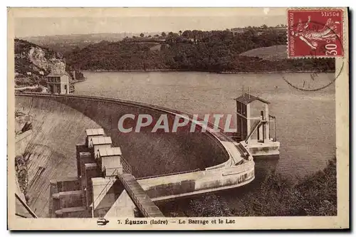 Cartes postales Eguzon Le Barrage Et Le Lac