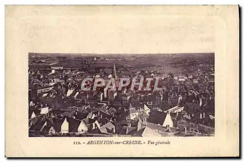 Cartes postales Argention Sur Creuse Vue Generale