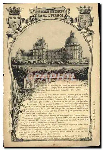 Cartes postales Chateau de Valencay