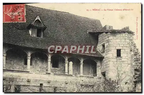 Cartes postales Nerac Le Vieux Chateau D&#39Henri IV