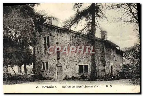 Cartes postales Domremy Maison Ou Naquit Jeanne D&#39Arc