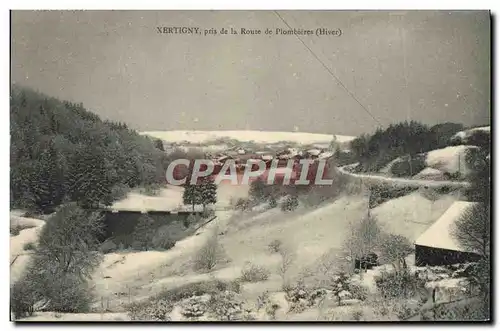 Cartes postales Xertigny Pris De La Route De Plombieres Hiver