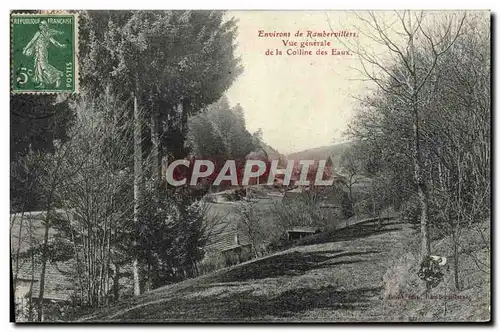 Cartes postales Environs De Rambervillers Vue General De La Colline Des Eaux