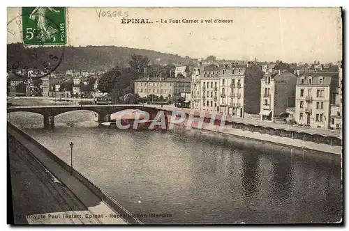 Cartes postales Epinal Le Pont Carnot A Vol Doiseau