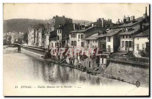 Cartes postales Epinal Vieilles Maisons Sur La Moselle