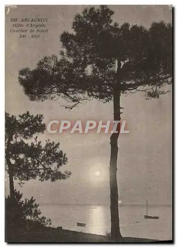Cartes postales Arcachon Coucher De Soleil