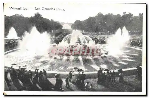 Cartes postales Versailles Les Grandes Eaux