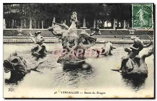 Ansichtskarte AK Versailles Bassin Du Dragon