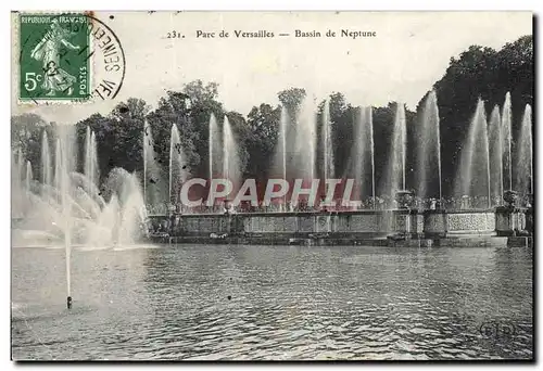 Cartes postales Parc De Versailles Bassin De Neptune