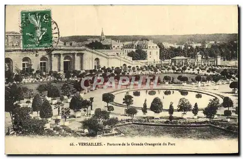 Ansichtskarte AK Versailles Parterre De La Grande Orangerie Du Parc