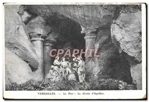 Cartes postales Versailles Le Parc La Grotte d&#39Apollon