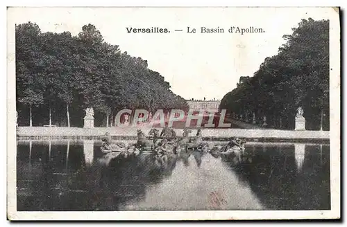 Cartes postales Versailles Le Bassin D&#39Apollon