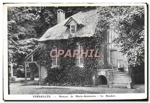 Ansichtskarte AK Versailles Hameau De Marie Antoinette Le boudoir