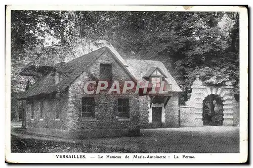VINTAGE POSTCARD Versailles Hamlet Of Marie Antoinette the farm
