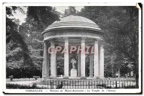 Ansichtskarte AK Versailles Hameau De Marie Antoinette Le Temple De l&#39amour