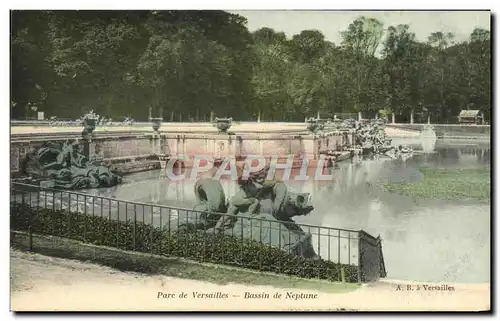 Cartes postales Parc De Versailles Bassin De Neptune