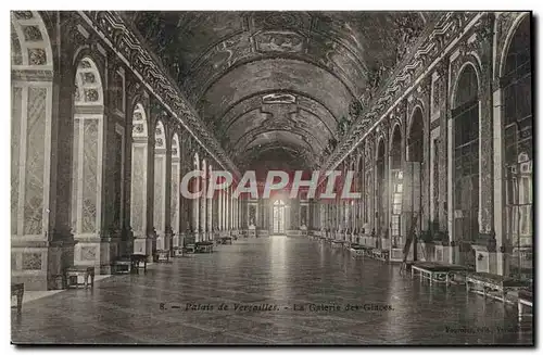 Ansichtskarte AK Palais De Versailles La Galerie Des Glaces