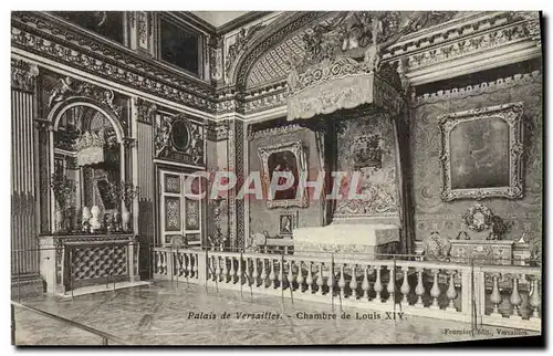 Ansichtskarte AK Palais De Versailles Chambre De Louis XIV