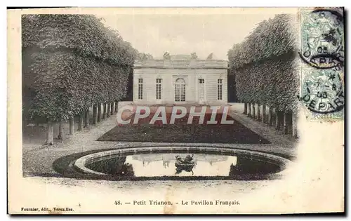 Cartes postales Petit Trianon Le Pavillon Francais Versailles