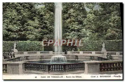 Ansichtskarte AK Parc De Versailles Bassin des Domes