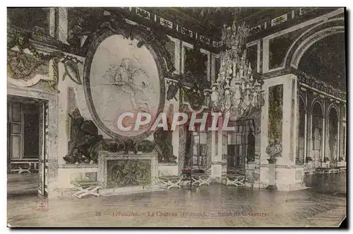 Cartes postales Versailles Le Chateau Salon de la guerre