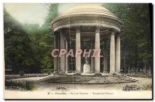 Ansichtskarte AK Versailles Parc De Trianon Temple De I&#39Amour