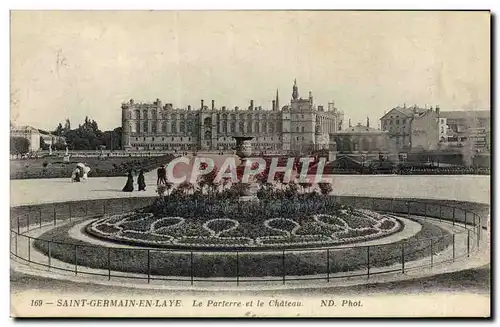 Cartes postales Saint Germain En Laye Le parterre et le Chateau