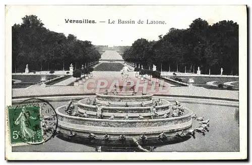 Cartes postales Versailes Le Bassin De Latone