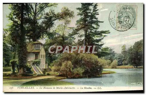 Cartes postales Versailles Le Hameau De Marie Antoinette Le moulin