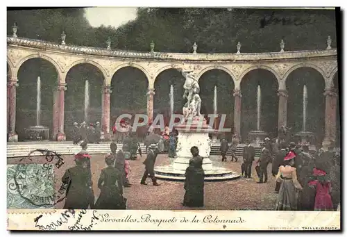 Cartes postales Versailles Bosquets de la colonnade