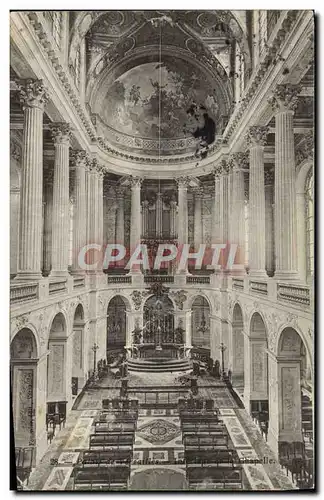 Ansichtskarte AK Palais De Versailles Interieur de la chapelle Orgue