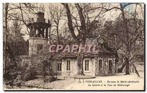 Cartes postales Versailles Hameau de Marie Antoinette La laiterie et la tour de Malborough