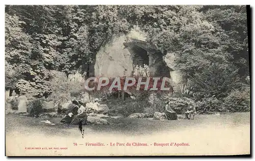 Cartes postales Versailles Le Parc du Chateau Bosquet d&#39Apollon