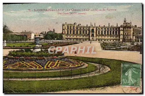 Cartes postales Saint Germain En Laye Le Chateau vu du Parterre