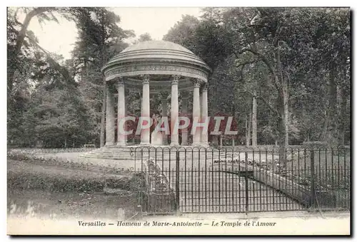 Cartes postales Versailles Hameau de Marie Antoinette Le Temple de L&#39Amour