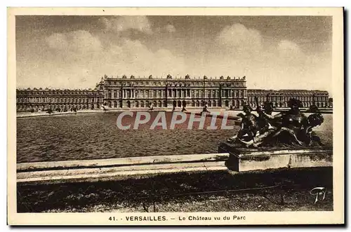 Ansichtskarte AK Versailles Le Chateau Vu du Parc