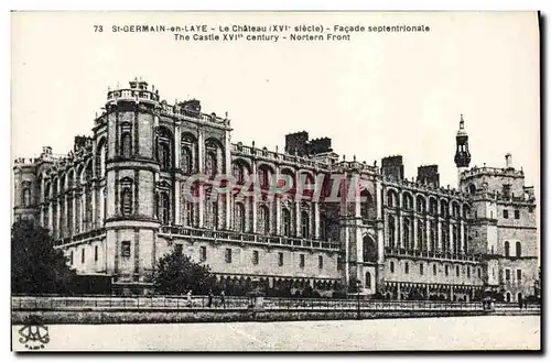 Cartes postales Saint Germain En Laye Le Chateau Facade Septentrionale