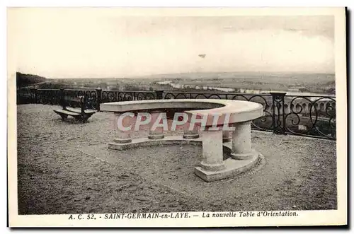 Cartes postales Saint Germain En Laye La Nouvelle Table d&#39orientation