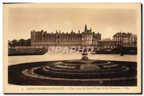 Cartes postales Saint Germain En Laye Vue Prise du Rond Point de la Terrasse