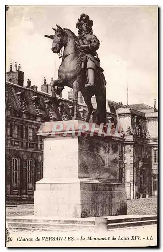 Ansichtskarte AK Versailles Chateau Le Monument de Louis XIV