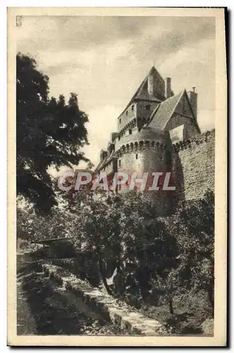 Cartes postales Chateau de Castelnau Bretenoux Fondation Jean Monlierat Entree